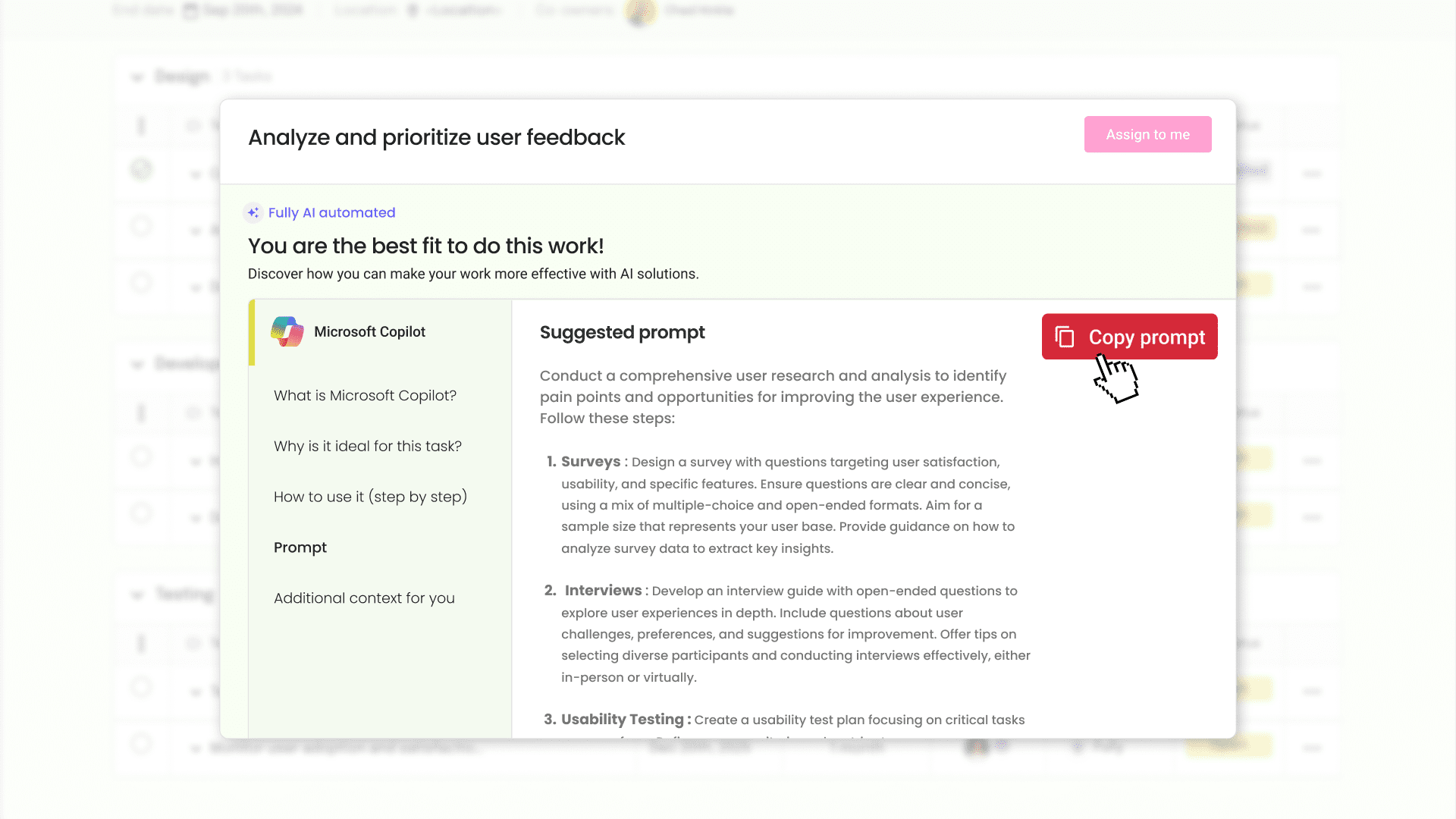 Contextual AI Prompts